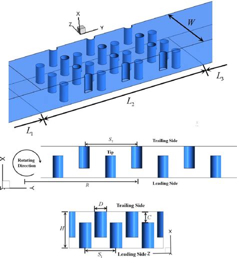 rectangular flow channel diagram